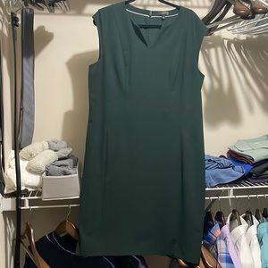 The Limited Emerald Green size 18 waist detailed sheath dress.